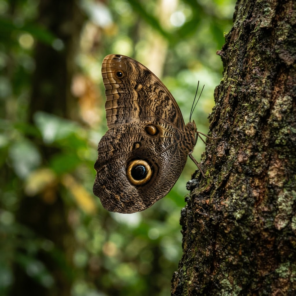 Mariposa Búho (Caligo eurilochus)