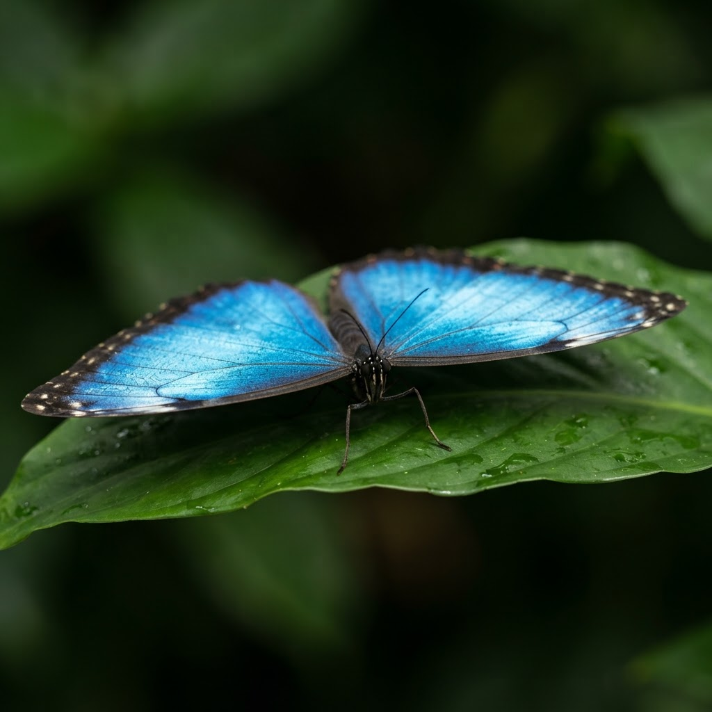 Morpho Azul (Morpho peleides)